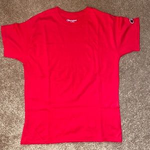 Champion all red tee shirt